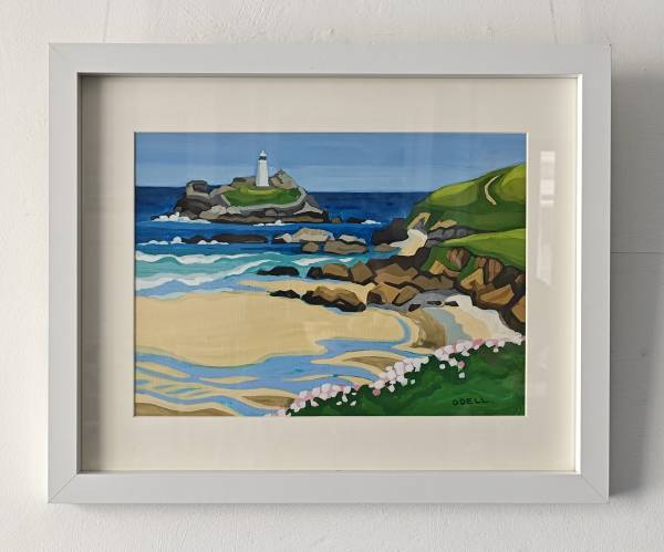 - gouache on Canvas, Painting by Julia Odell, measuring 20 x 26 cm (H x W) framed at 31 x 39 cm £375